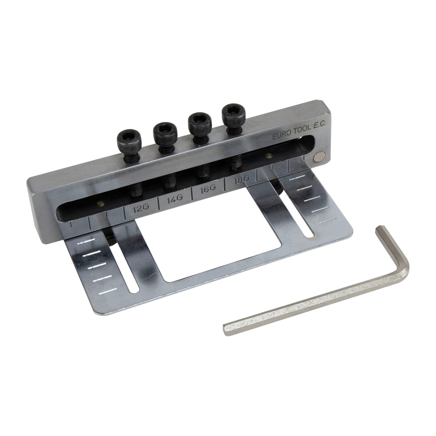 The Deluxe Riveting 4-Hole Metal Punch

Designed to create clean holes in soft metals up to 18 gauge. Attach adjustable guide plate to the bottom of the punch for perfect hole alignment. Hole sizes for wire rivets: 18 gauge, 16 gauge, 14 gauge and 12 gauge.