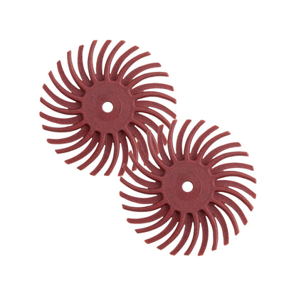 red Wanaree Tanner Bristle Discs - pk/2 220g