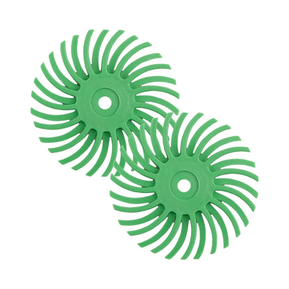 green Wanaree Tanner Bristle Discs - pk/2 100g