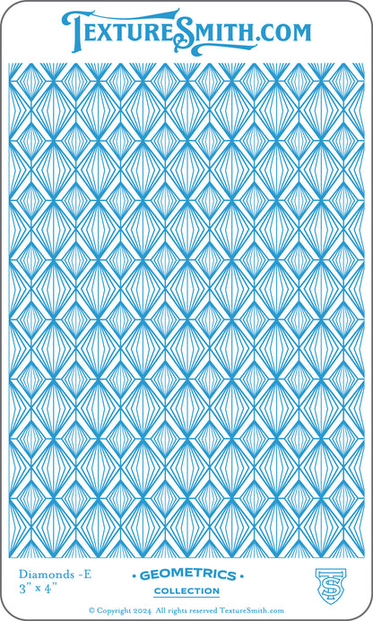 graphic Texture Smith Texture Mat - Geometrics Collection - Diamonds