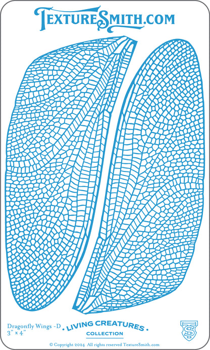 graphic Texture Smith Texture Mat - Living Creatures Collection - Dragonfly Wings
