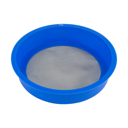 blue Stackable 325 Mesh Screen Sifter