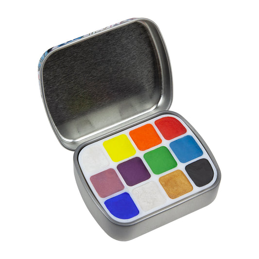 Liner Gel Set of 12 colors in tin case