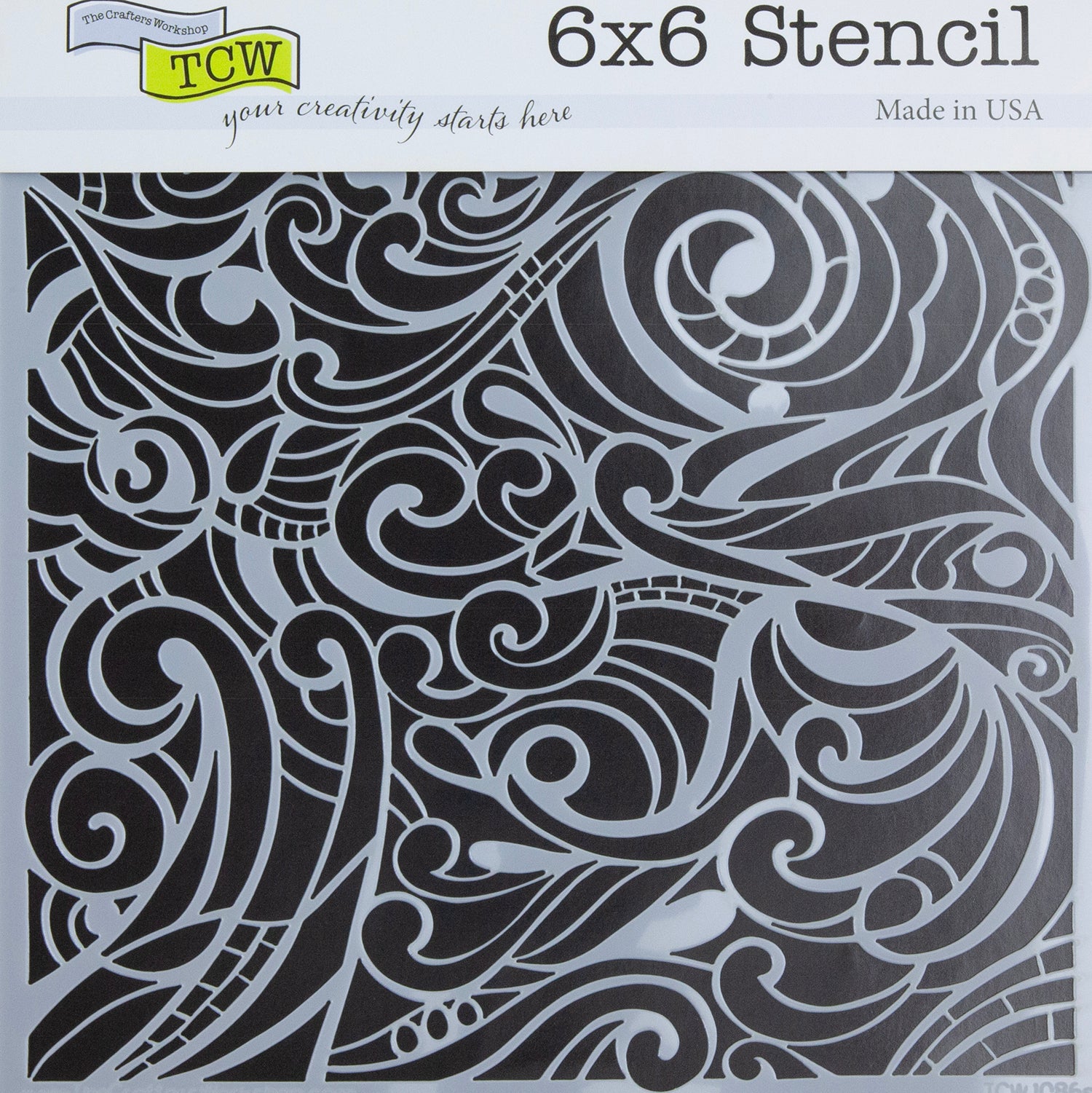 Design Stencil - Swooshes