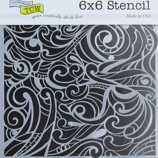 Design Stencil - Swooshes