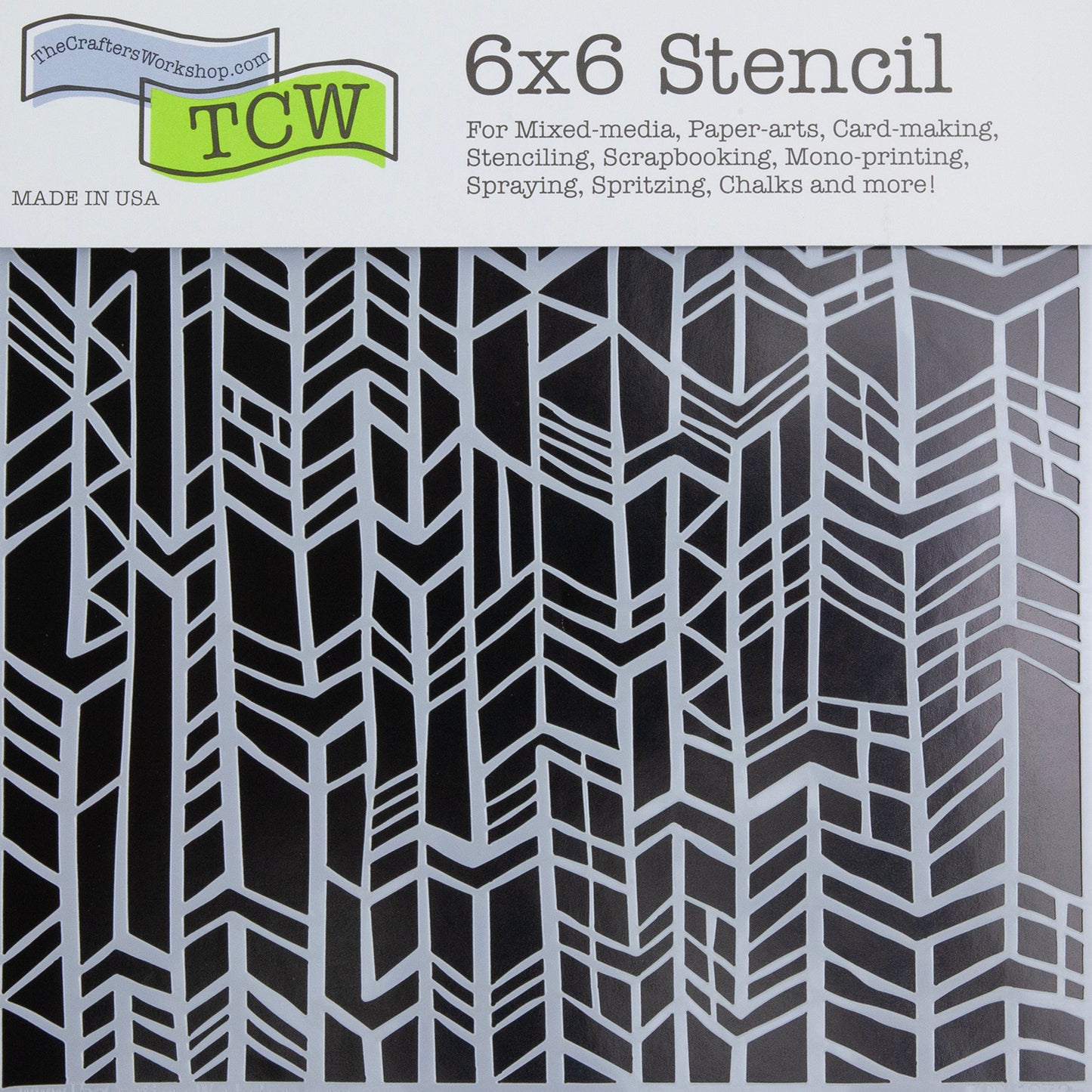 Design Stencil - Distressed Knit