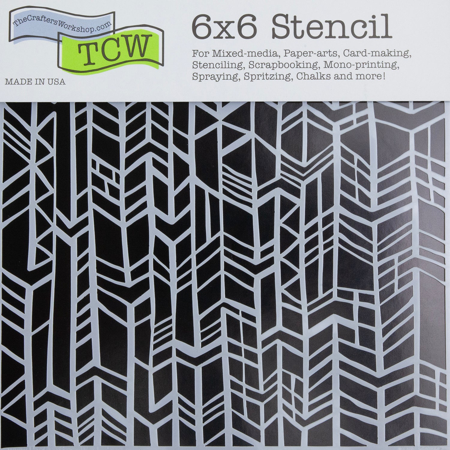 Design Stencil - Distressed Knit