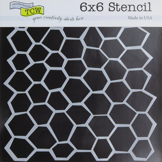 Design Stencil - Wonky Honeycomb
