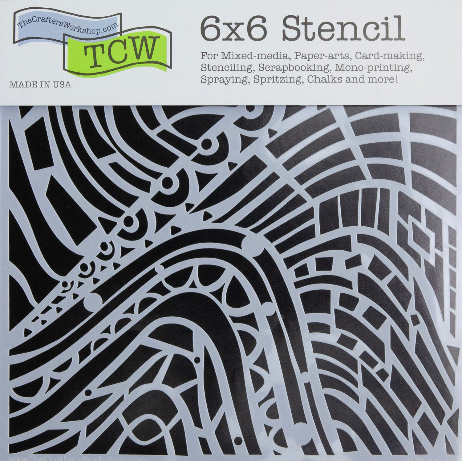 Design Stencil - Abstract Landscape