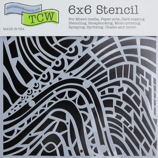 Design Stencil - Abstract Landscape
