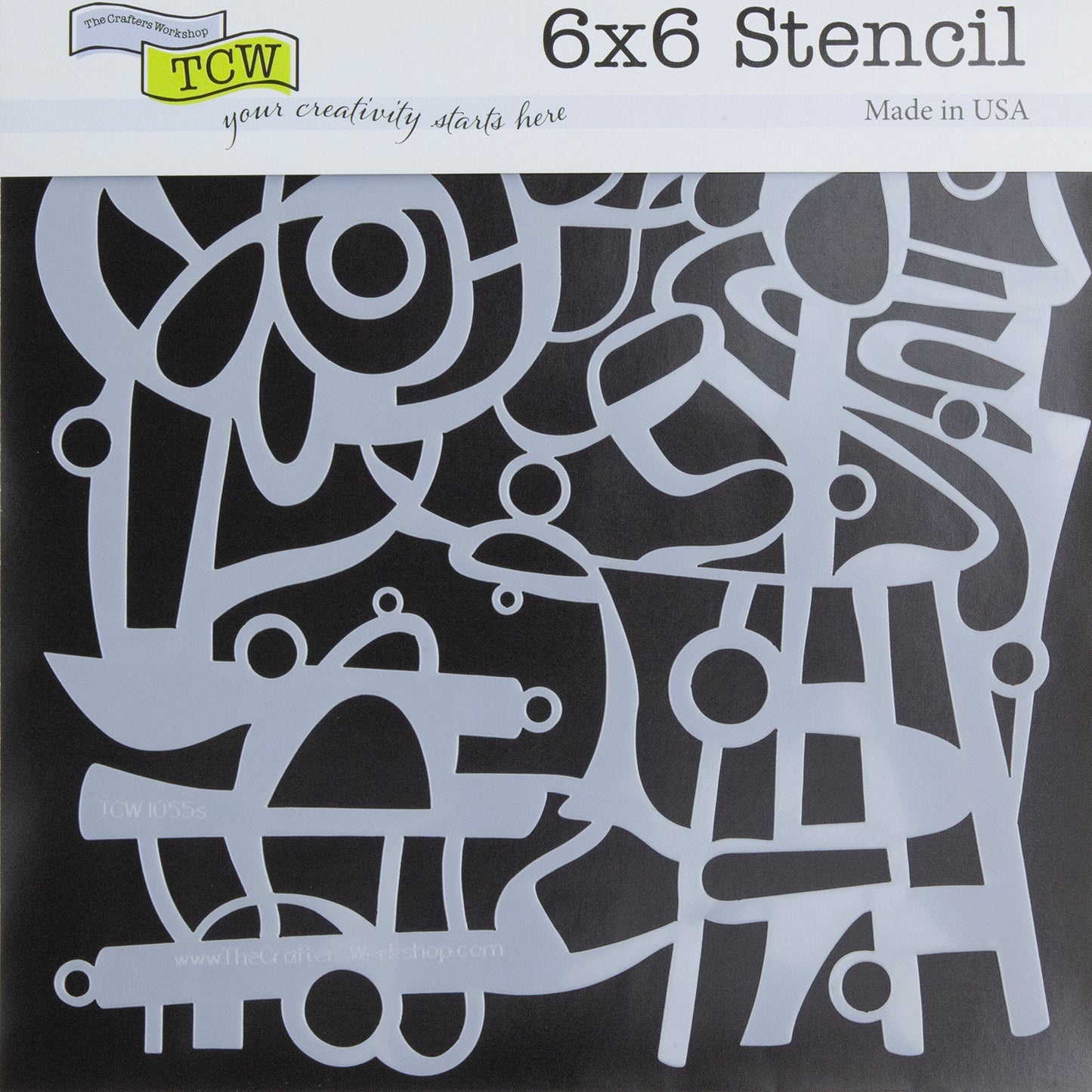 Design Stencil - Bubble Scribble