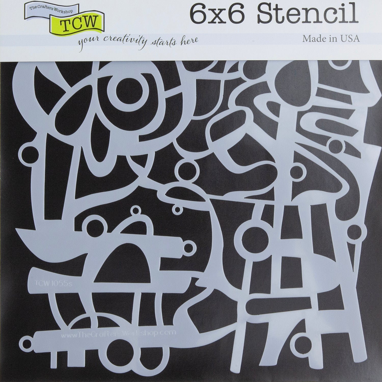 Design Stencil - Bubble Scribble