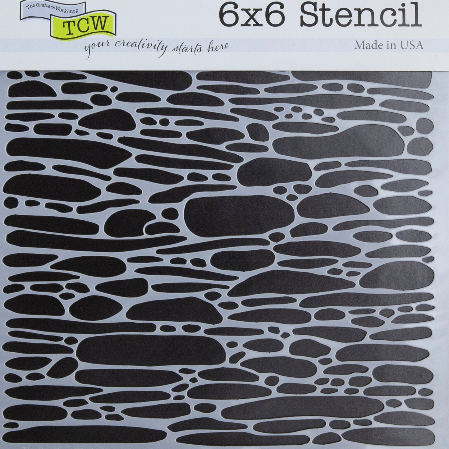 Design Stencil - Stacked Rocks