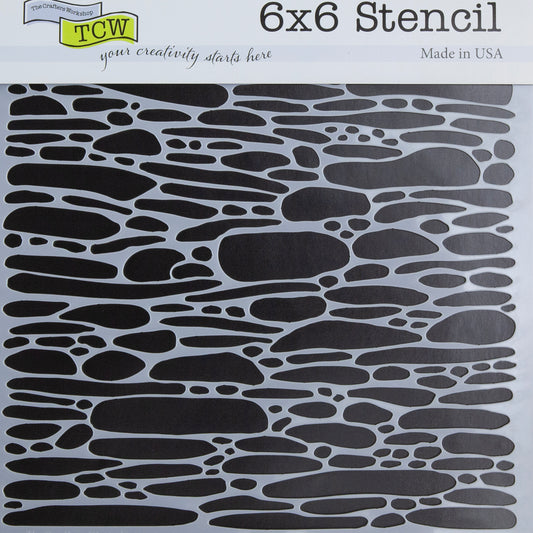 Design Stencil - Stacked Rocks