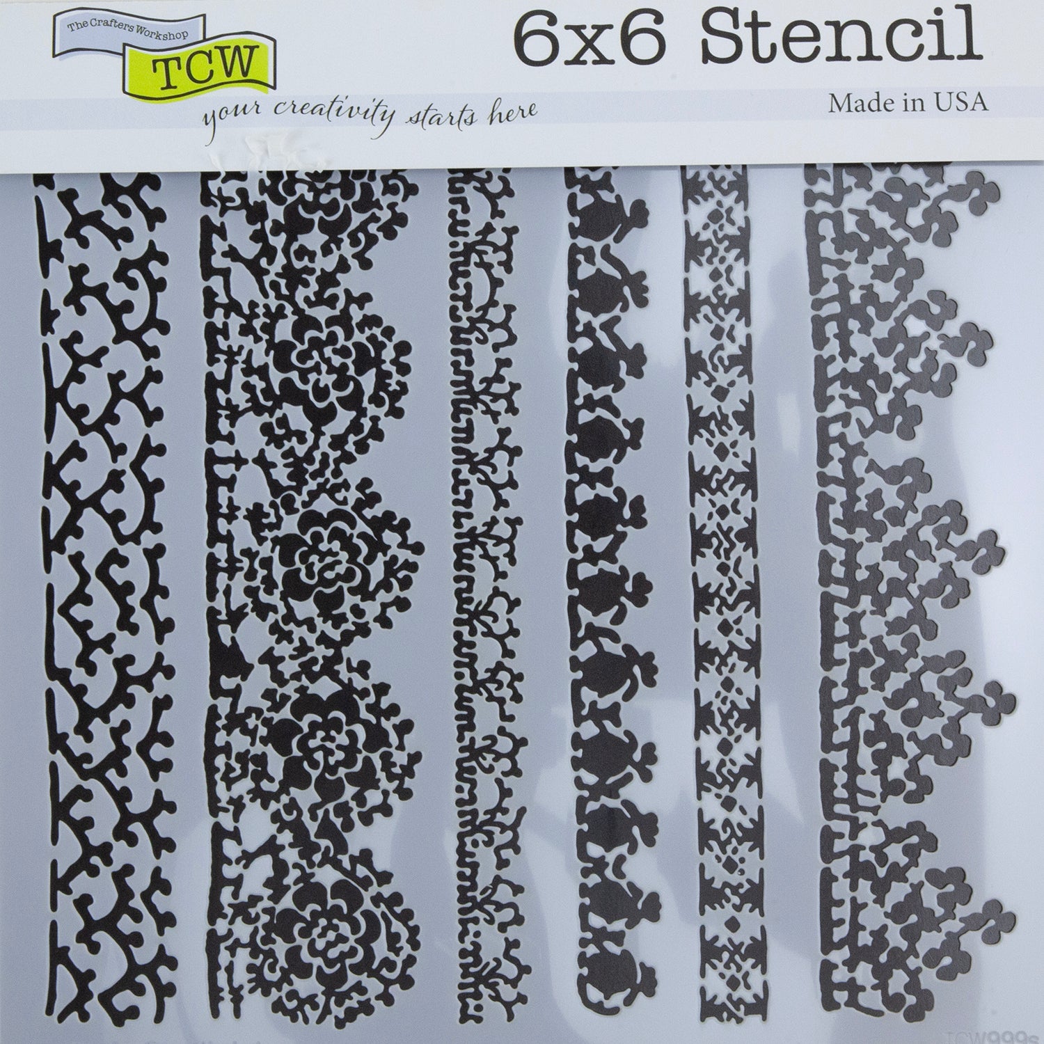 Design Stencil - Crochet Lace