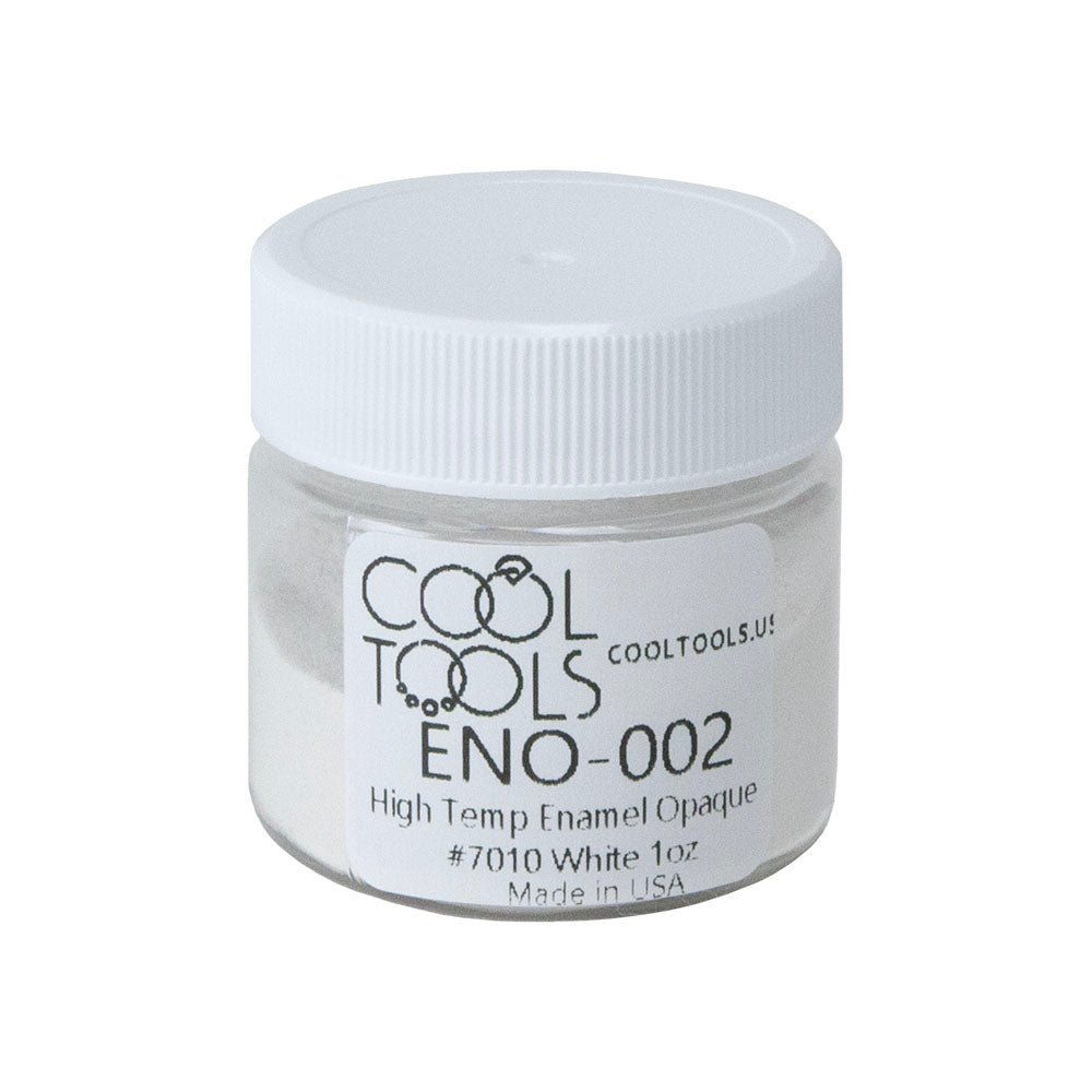 jar of High Temp Enamel Opaque #7010 White