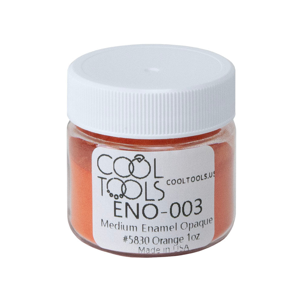 jar of Medium Enamel Opaque #5830 Orange