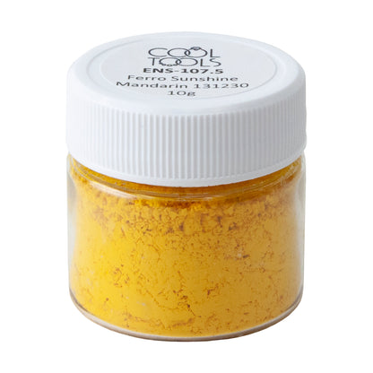 Ferro Sunshine Enamel - 13-1230 Mandarin - 10 Gram jar