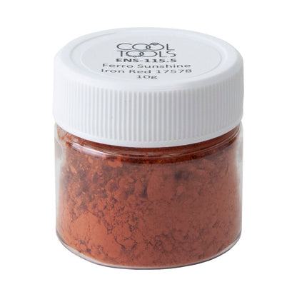 Ferro Sunshine Enamel - 17-578 Iron Red - 10 Gram jar