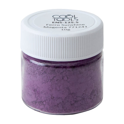 Ferro Sunshine Enamel - 77-1241 Magenta- 10 Gram jar