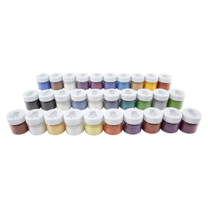 Ferro Sunshine Enamel

Sunshine colors can be applied like a watercolor, acrylic, or oil. Use individually, or mix colors to increase your color palette. Simply use a palette knife or muller to mix the powder with the binder of your choice. Binder options include squeegee oil, lavender oil and distilled water. Apply one thin coat at a time.



Colors included are all 29:

Flux - Transparent 10-169

Mixing Flux - Transparent 10-117

Reed 11-1232

Chrome Green 11-1233

Green 11-1244

Azure 12-1232

Turquoise 