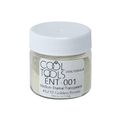 jar of Medium Enamel Transparent #6210 Golden Brown