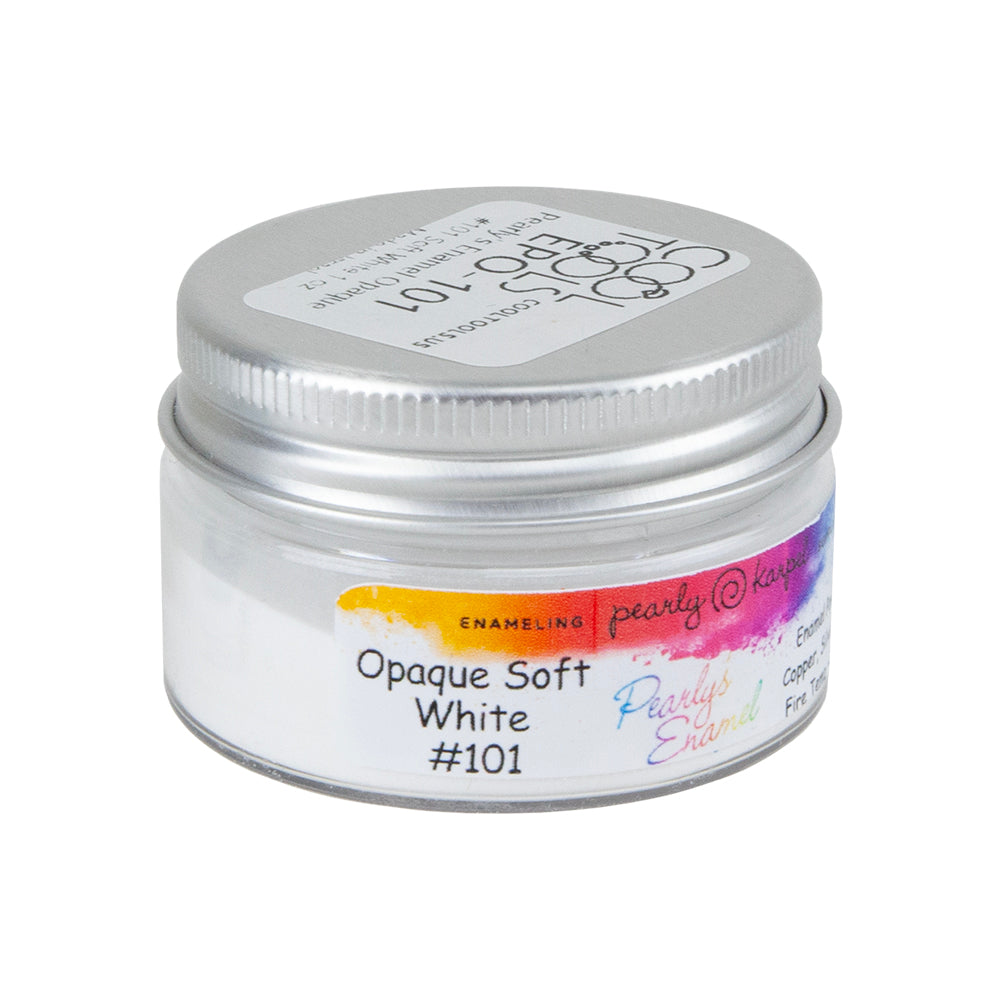 jar of Pearly’s Enamel Opaque Soft White - 1 oz