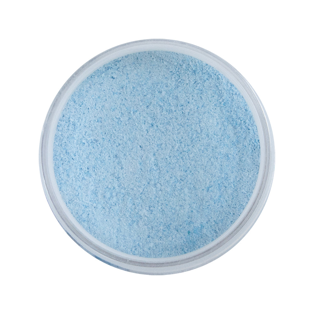 open jar of Pearly’s Enamel Translucent Sky Blue - 1 oz