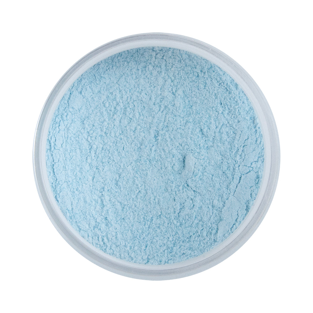 open jar of Pearly’s Enamel Translucent Blue Turquoise - 1 oz