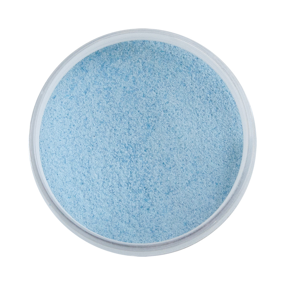 open jar of Pearly’s Enamel Translucent Butterfly Blue - 1 oz