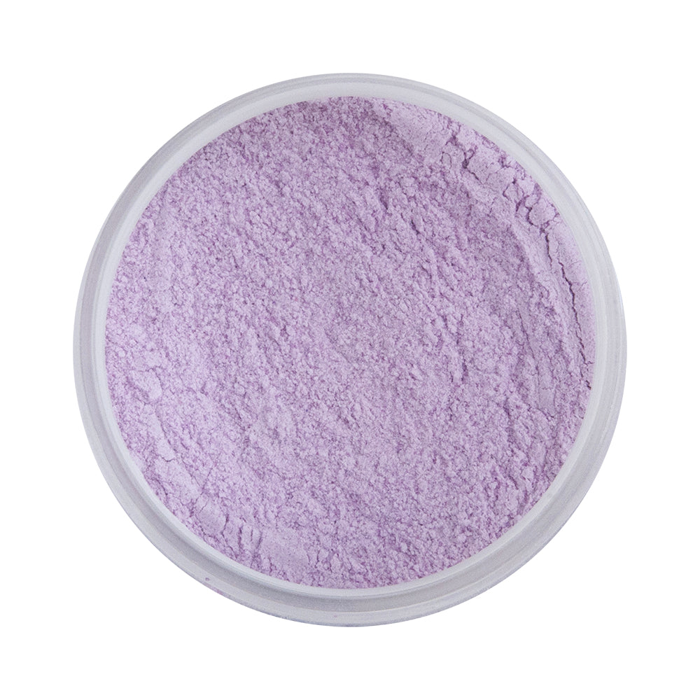 open jar of Pearly’s Enamel Translucent Purple - 1 oz