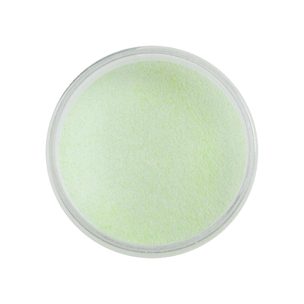 open jar of Pearly’s Enamel Translucent Spring Green - 1 oz