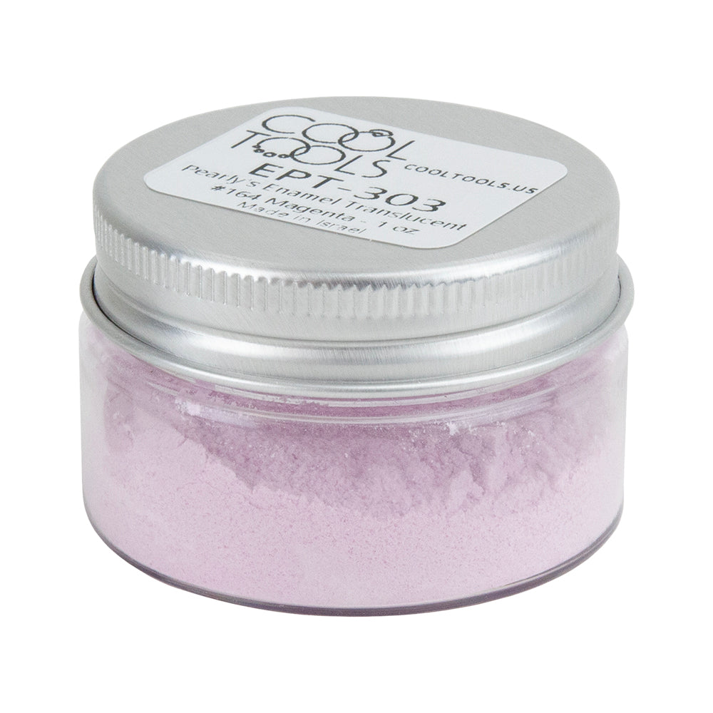 jar of Pearly’s Enamel Translucent Magenta - 1 oz