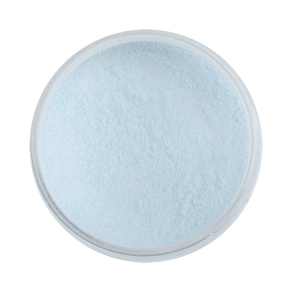 open jar of Pearly’s Enamel Translucent Arctic Blue - 1 oz