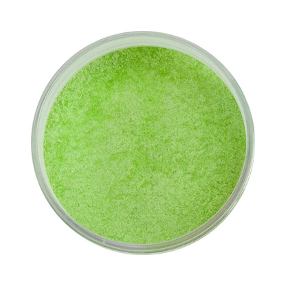 open jar of Pearly’s Enamel Transparent Green Bean - 1 oz