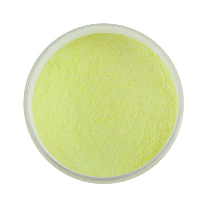 open jar of Pearly’s Enamel Transparent Cyber Yellow - 1 oz