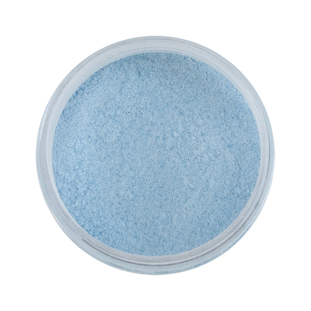 open jar of Pearly’s Enamel Transparent Sapphire Blue - 1 oz