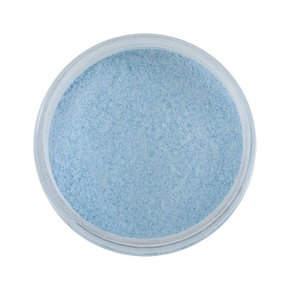 open jar of Pearly’s Enamel Transparent Sapphire Blue - 1 oz