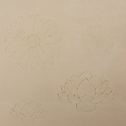 Jewelry Artist Elements - Texture - Blooms

Second picture shown is an element of the texture in clay.

Embossed elements. Impress clay, then use a Jewelry Shape Template for the shape or cut out with a needle tool. Jewelry Artist Elements are flexible, washable and can be used with any soft clay. Spritz with CoolSlip or dust on Dry Powder Release for stick-free impressions when using metal clay and polymer clay.

These beautiful texture sheets feature designs that are perfect for making many different jewe