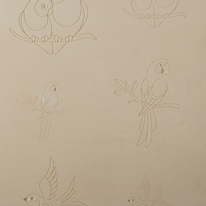 Jewelry Artist Elements - Texture - Flying Creatures 4

Second picture shown is an element of the texture in clay.

Embossed elements. Impress clay, then use a Jewelry Shape Template for the shape or cut out with a needle tool. Jewelry Artist Elements are flexible, washable and can be used with any soft clay. Spritz with CoolSlip or dust on Dry Powder Release for stick-free impressions when using metal clay and polymer clay.

These beautiful texture sheets feature designs that are perfect for making many di