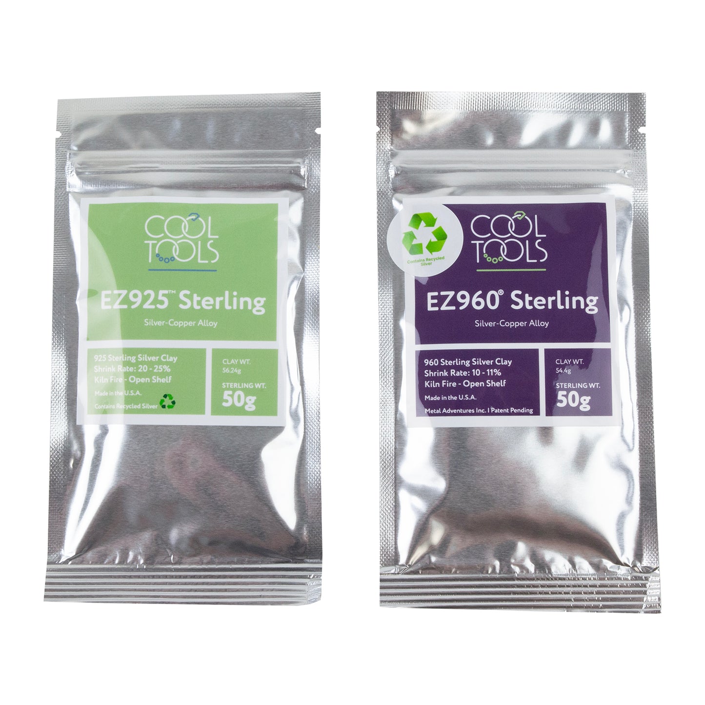 50g Cool Tools Sterling Silver Clay Bundle