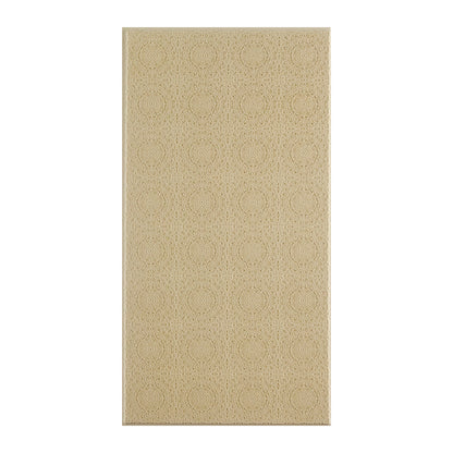beige silicone Long Mega Texture Tile - Heart Laced