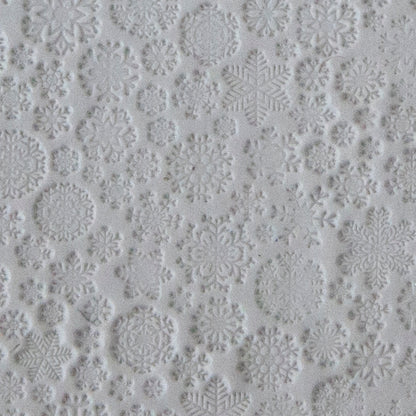 polymer clay sample of Long Mega Texture Tile - Snow Day