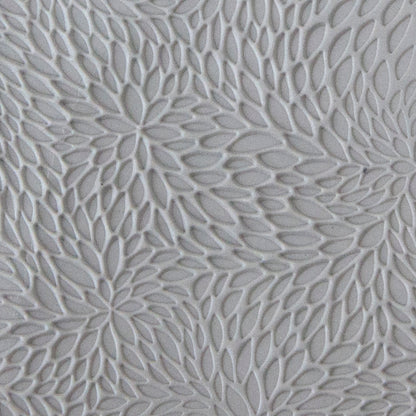 polymer clay sample of Long Mega Texture Tile - Interwoven Leaves