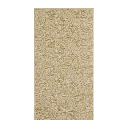 beige silicone Long Mega Texture Tile - Interwoven Leaves