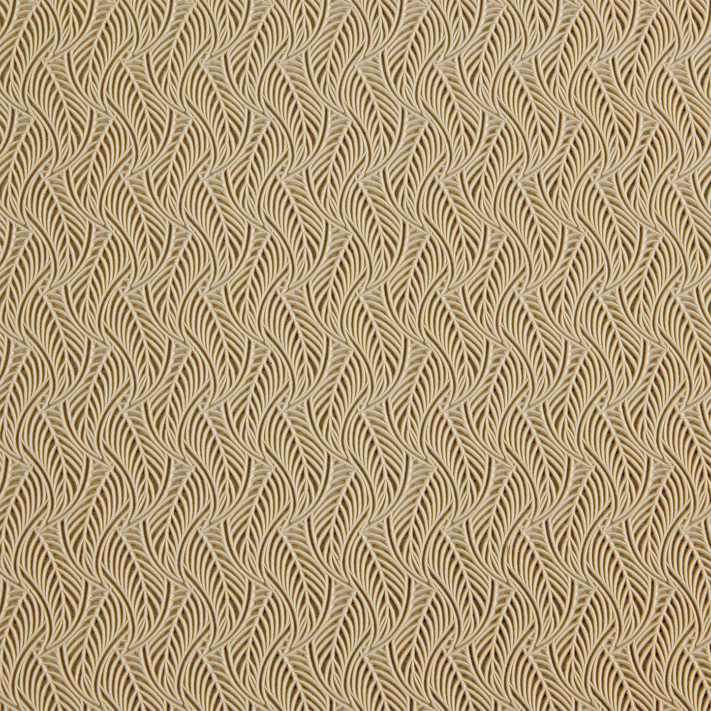 beige silicone Long Mega Texture Tile - Dancing Leaves