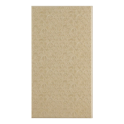 beige silicone Long Mega Texture Tile - Rococo