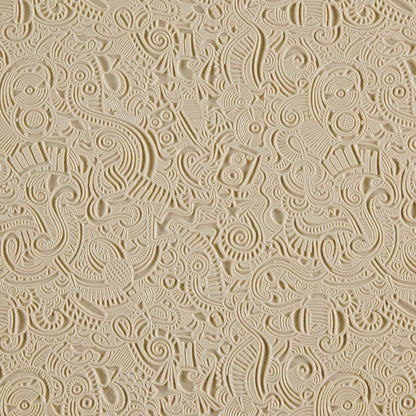 beige silicone Long Mega Texture Tile - Rock Around The Clock