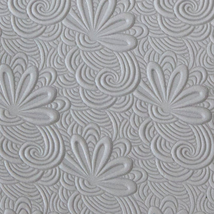 polymer clay sample of Long Mega Texture Tile - Tail Feathers