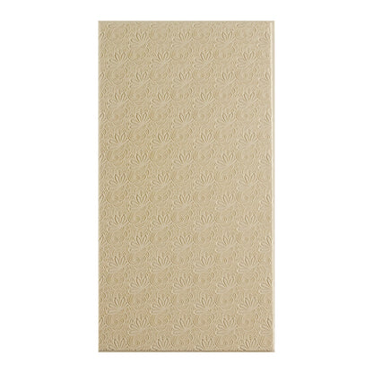beige silicone Long Mega Texture Tile - Tail Feathers